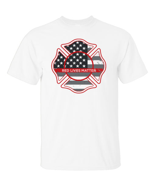 Red Line Badge T-Shirt