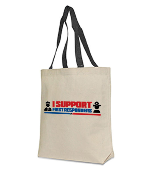 Support First Responders Tote Bag
