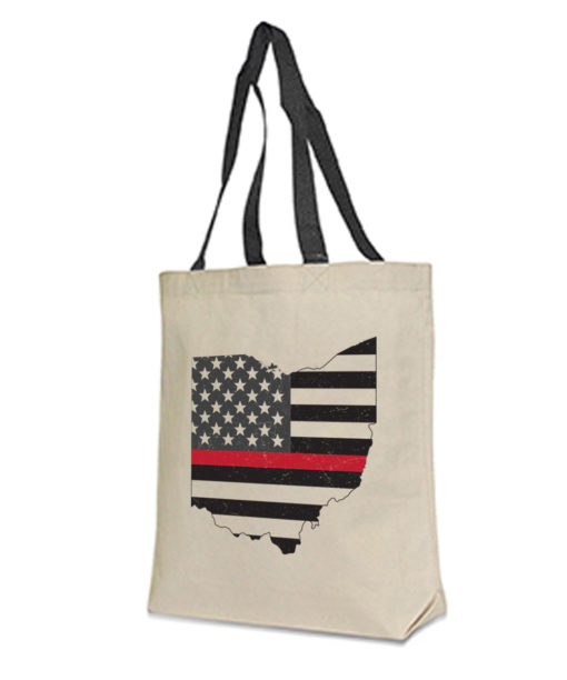Red Line Ohio Tote Bag