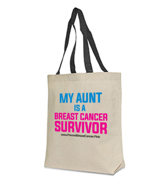 My Aunt is a Survivor Tote Bag