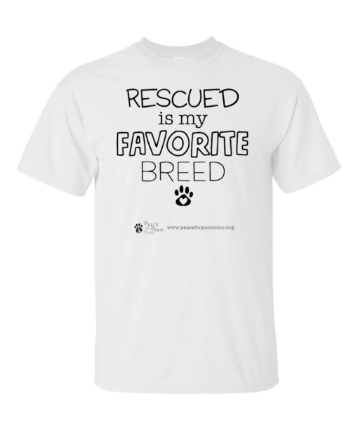 Peace For Paws Rescued T-Shirt