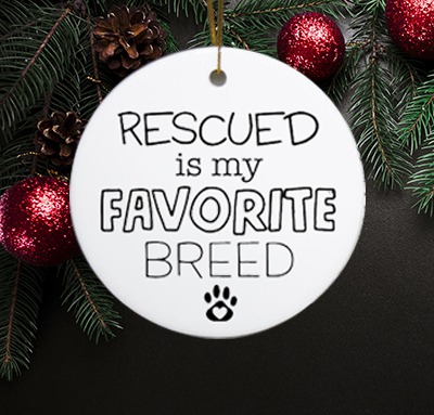 Peace For Paws Ohio Tree Ornament