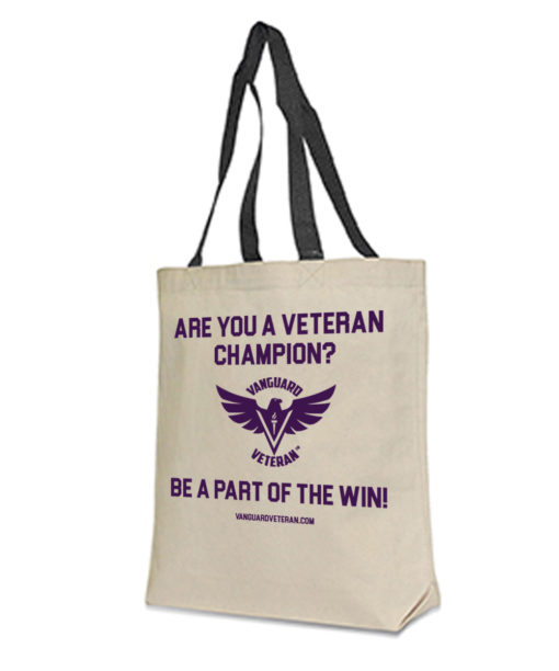 Vanguard Veteran Logo Tote Bag