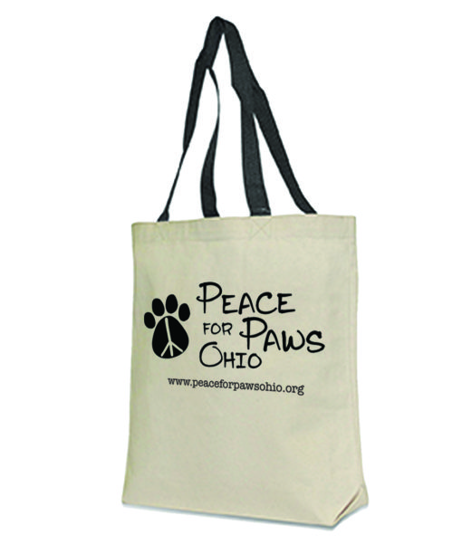 Peace For Paws Ohio Logo Bag