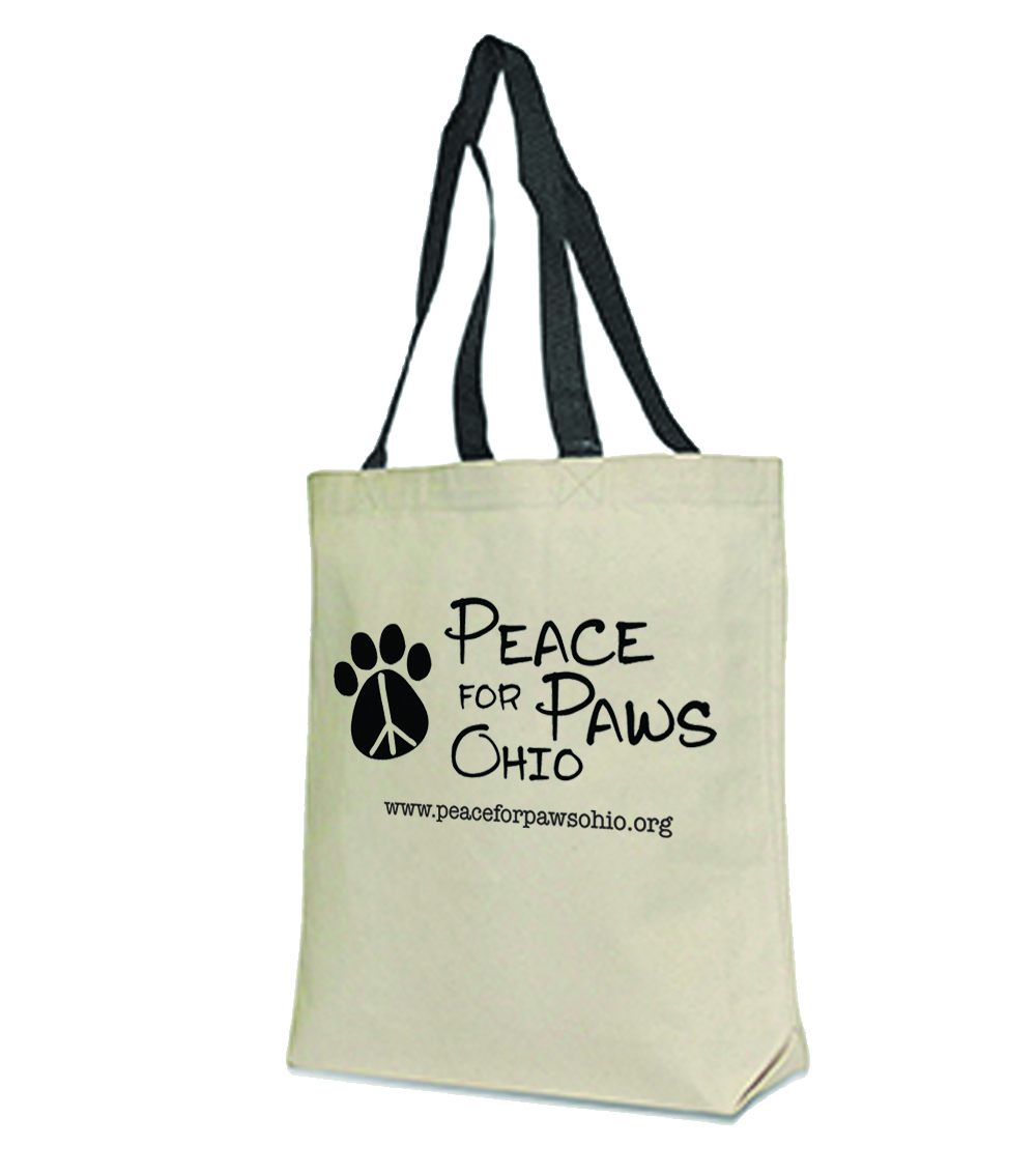 Peace For Paws Ohio Logo Bag | Generosi-Tees