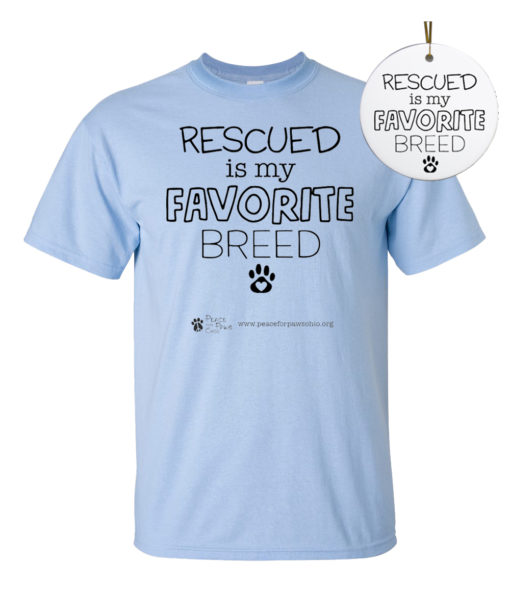 Paws For Peace Shirt Ornament Combo