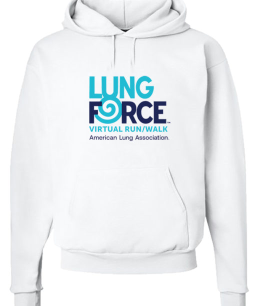 American Lung Association Lung Force Hoodie - White