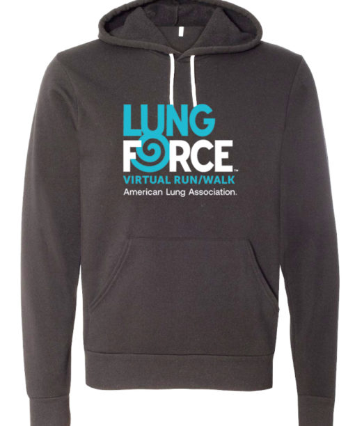 American Lung Association Lung Force Hoodie - Charcoal