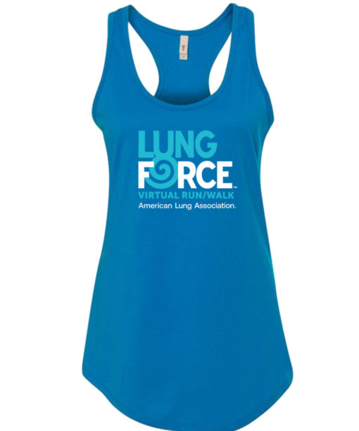 American Lung Association Womens Tank Top - Blue