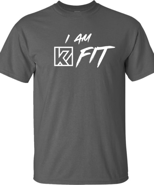 K7 Fit Logo Style 3 Charcoal T-shirt