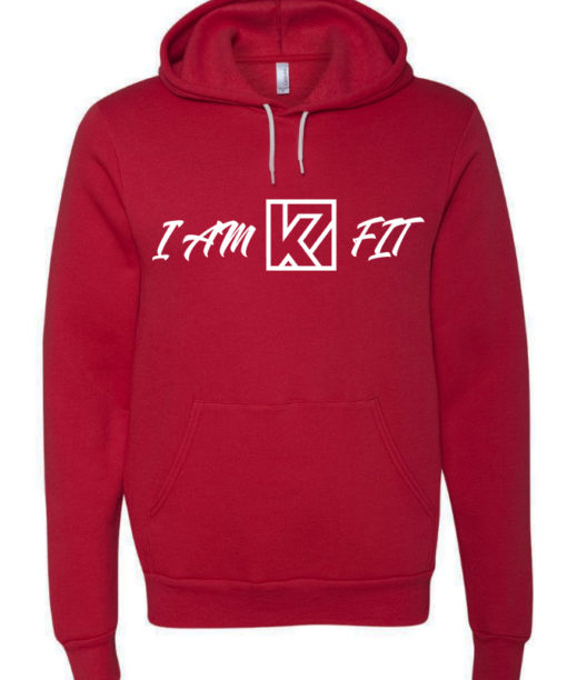 K7 Fit Logo Style 1 Red Hoodie