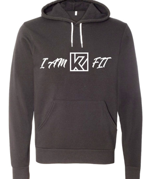 K7 Fit Logo Style 1 Charcoal Hoodie