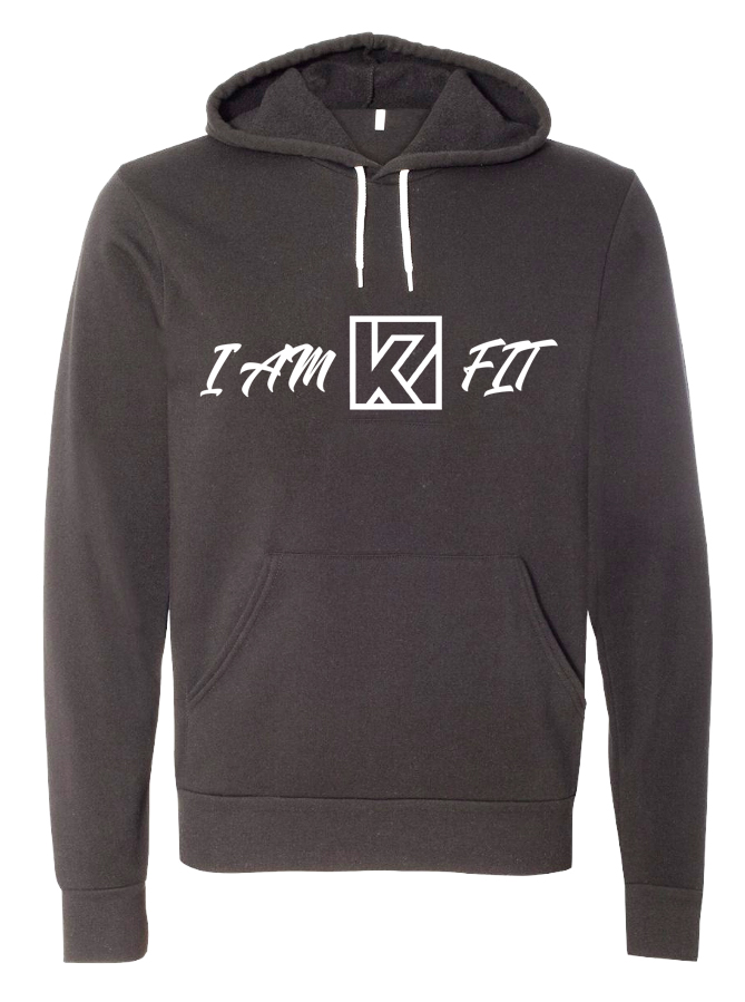 K7 Fit Logo Style 1 Charcoal Hoodie