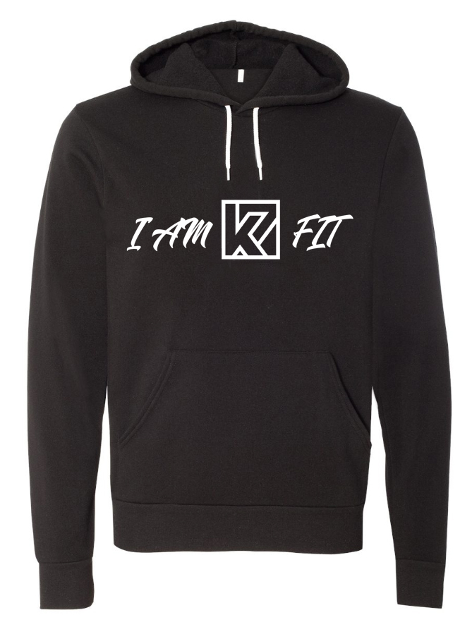 K7 Fit Logo Style 1 Black Hoodie