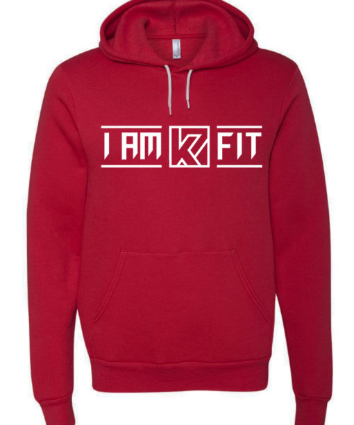 K7 Fit Logo Style 2 Red Hoodie