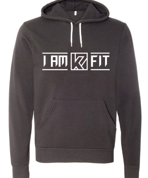 K7 Fit Logo Style 2 Charcoal Hoodie