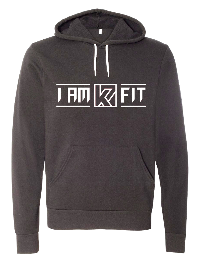 K7 Fit Logo Style 2 Charcoal Hoodie