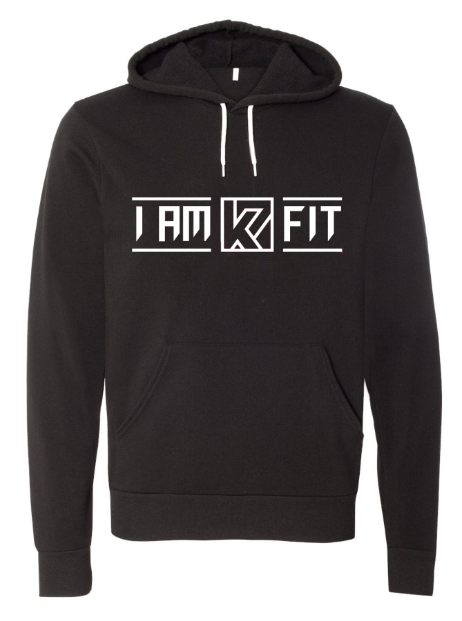 K7 Fit Logo Style 2 Black Hoodie